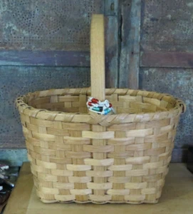 Primitivo '900 Casale Trovato Rovere Spaccato Raccolta Frutta Cesto Perline Vetro AAFA - Foto 1 di 8
