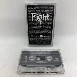 Fight War Of Words Cassette Tape Rob Halford Vocals Heavy Metal Thrash Tested - Picture 1 of 14