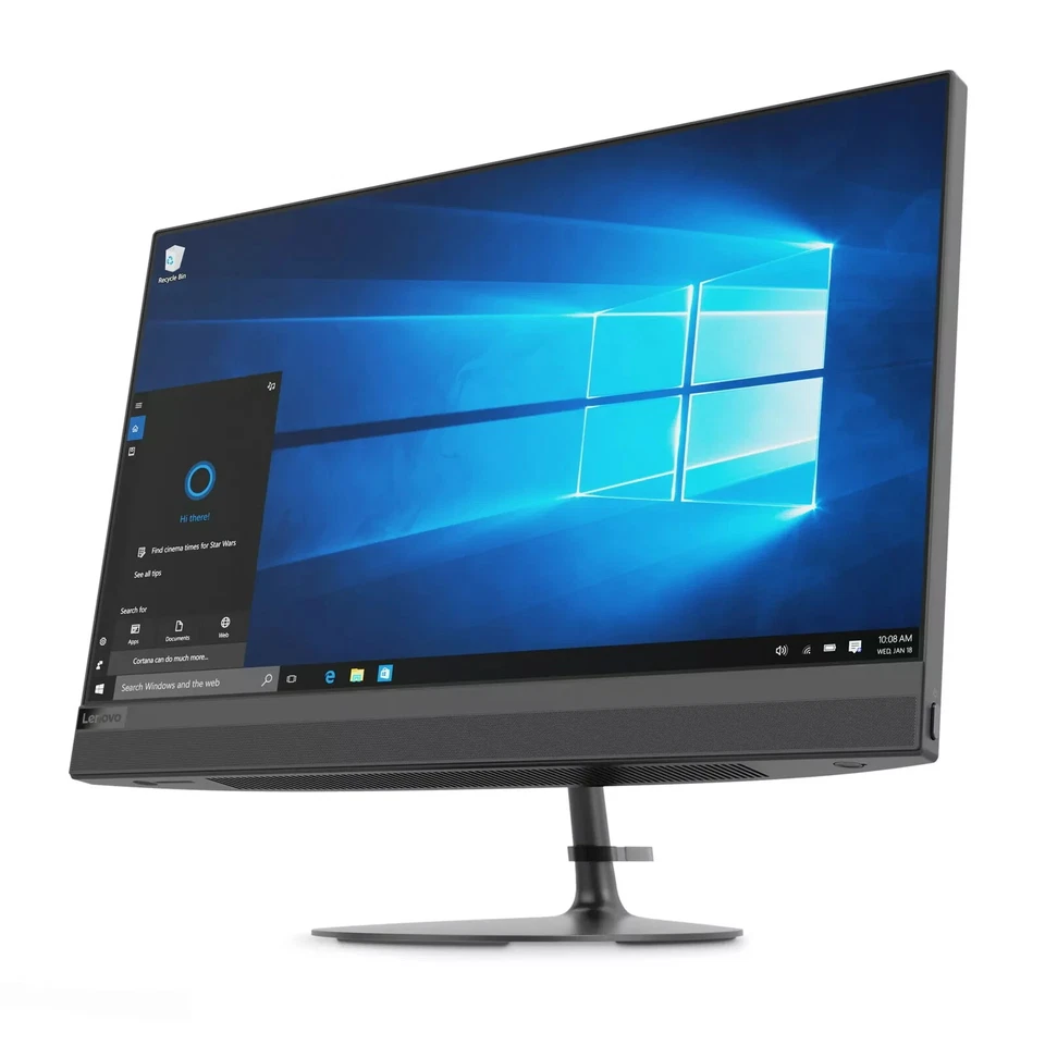 Lenovo IdeaCentre 22 FHD All-In-One Computer Intel Core i3 4GB RAM 1TB HD Win 10 - Image 1 of 2