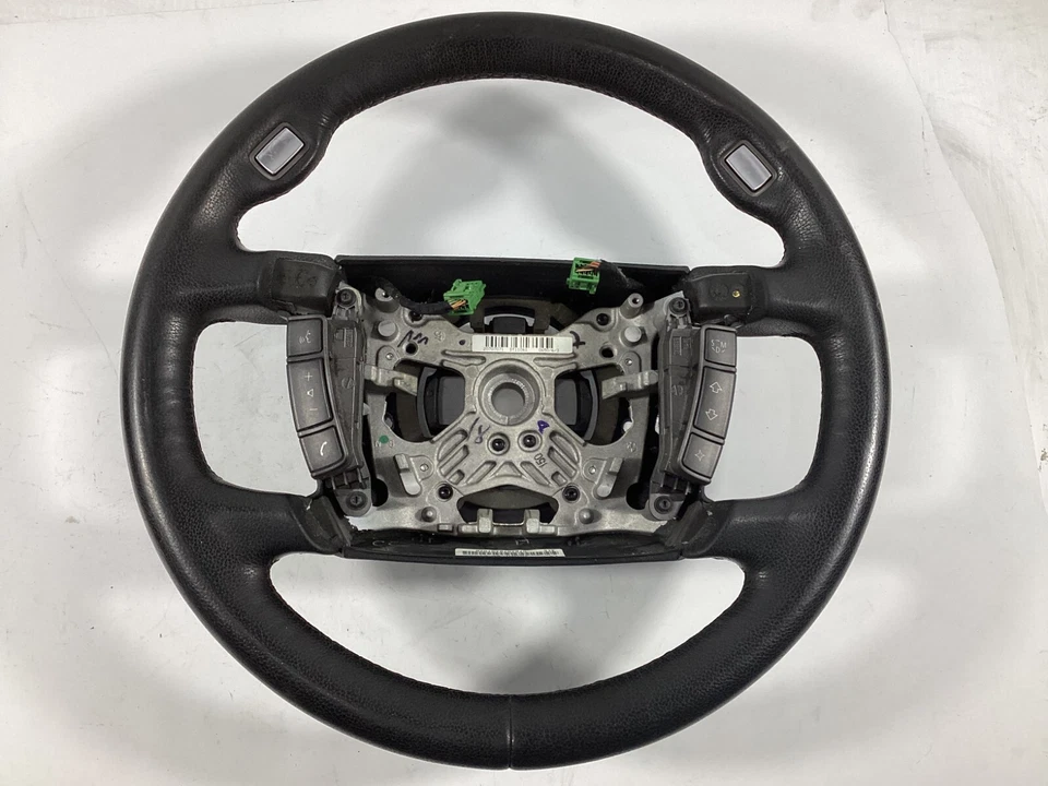2007 - 2011 BMW 750i STEERING WHEEL LEATHER BLACK 6031435C OEM . - Image 1 of 4