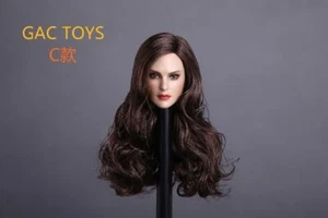 1/6 Female Head curly hair GC005 C for 12" FIGURE Phicen Hot Toys KUMIK - Picture 1 of 3