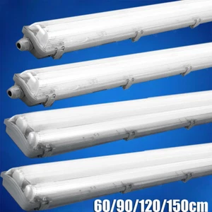 Set di lampade LED per ambienti umidi con tubi luce per vasca per ambienti umidi tubo fluorescente - Foto 1 di 18