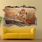 Wildlife Big Cats Lion Wall Stickers Murals Decal 3D Art Room Office Decor SM6