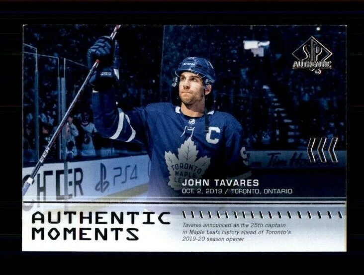 2019-20 SP Authentic #112 John Tavares AM (ref 98487) - Image 1 of 2