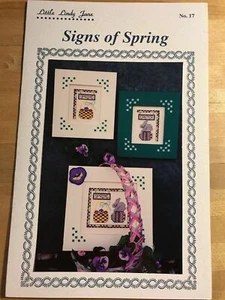 Cross Stitch Pattern Booklet: Signs of Spring (Little Lindy Jane) - Picture 1 of 1