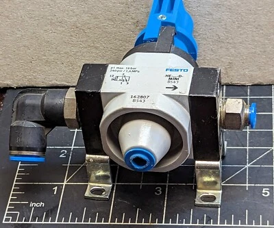 Válvula de encendido/apagado Festo HE-1/4-D-MINI 162807, manual, 1500 L/min, G1/4, G1/8 [C3B1#6 Foto 1 de 4