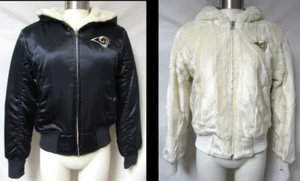 St. Louis Rams Women's Size Medium Reversible Winter Jacket B1 793 - Picture 1 of 6