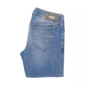 DIESEL GETLEGG 0884X STRETCH W25 L34 SCHMALE SKINNY DAMENJEANS LEBHAFTER 884X BLAU - Bild 1 von 10