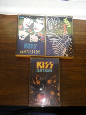 Kiss cassette tape lot Crazy Nights Animalized Asylum - Image 1 of 3