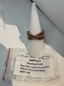 Bomb Party Ring Size 8 RBP6815 “Charming Twist”January 2024 Birthday Collection - Picture 1 of 2