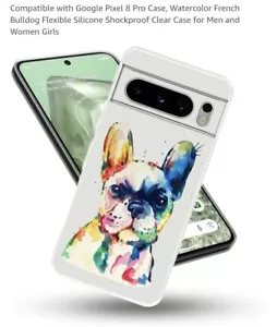 Google Pixel 8 Pro Frenchie Protective Case - Picture 1 of 4