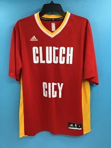 Adidas ( New With Tag ) Houston Rockets Clutch City Polo Shirt Size M - Picture 1 of 8