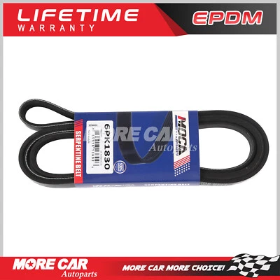 Cinturón serpentino EPDM 6PK1830 apto para BMW Ford Contour Taurus Ranger Mercury Suzuki Foto 1 de 4
