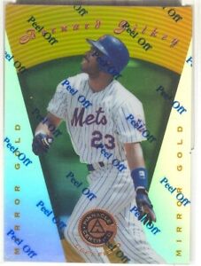 1997 Select Certified Bernard Gilkey MIRROR GOLD /30 NY Mets