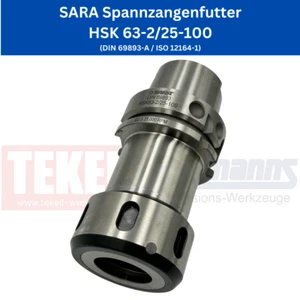 1 x Spannzangenfutter SARA HSK 63-2/25-100 (DIN 69893-A / ISO 12164-1) - Bild 1 von 1