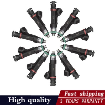 Inyector de combustible 10 piezas FJ766 para Ford Crown Victoria 2005 y Lincoln Town Car 4,6 L V8 Foto 1 de 4