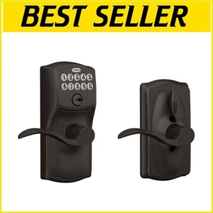 Zinc-made Aged Bronze Keypad Lock - Flex-Lock Convenience for Your Entryway - Picture 1 of 11