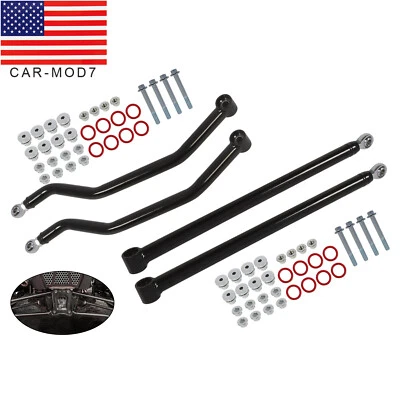 Juego de varillas de brazos de radio trasero negro de alta separación para Polaris RZR XP 1000 2014+ Foto 1 de 4