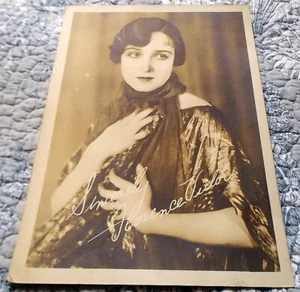 FLORENCE VIDOR VINTAGE 1920s 5x7 Fan Photo - Silent Film Star - Picture 1 of 2