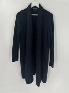 Barefoot Dreams Strickjacke Pullover Damen schwarz Medium Cozychic leichte Seitenschlitze - Bild 1 von 15