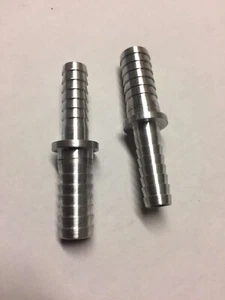 Aluminum 1/2” To 3/8” Hose Connector - Reducer - Coupler (2) Pack - Bild 1 von 1