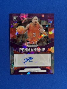 JUDAH MINTZ 2024 PANINI PRIZM DRAFT PICKS PURPLE ICE AUTO #45/99 SYRACUSE - Picture 1 of 2