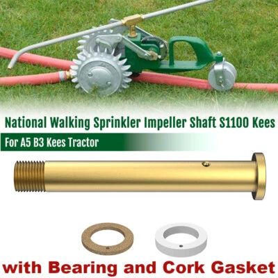 Eje impulsor aspersor National Walking S1100 para Kees A5 B3 con junta de rodamiento Foto 1 de 4