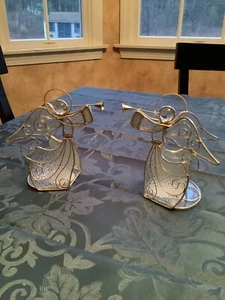 Portacandele angeli che giocano tromba interni casa NOS - Foto 1 di 7