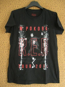Tee Shirt M Pokora RED Tour 2015 Jersey Femme Vintage Shirt coton Noir - L - Picture 1 of 4