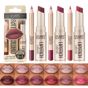 Delineador de labios mate + juego de lápiz labial -en caja-idea de regalo elegir tono - Imagen 1 de 13