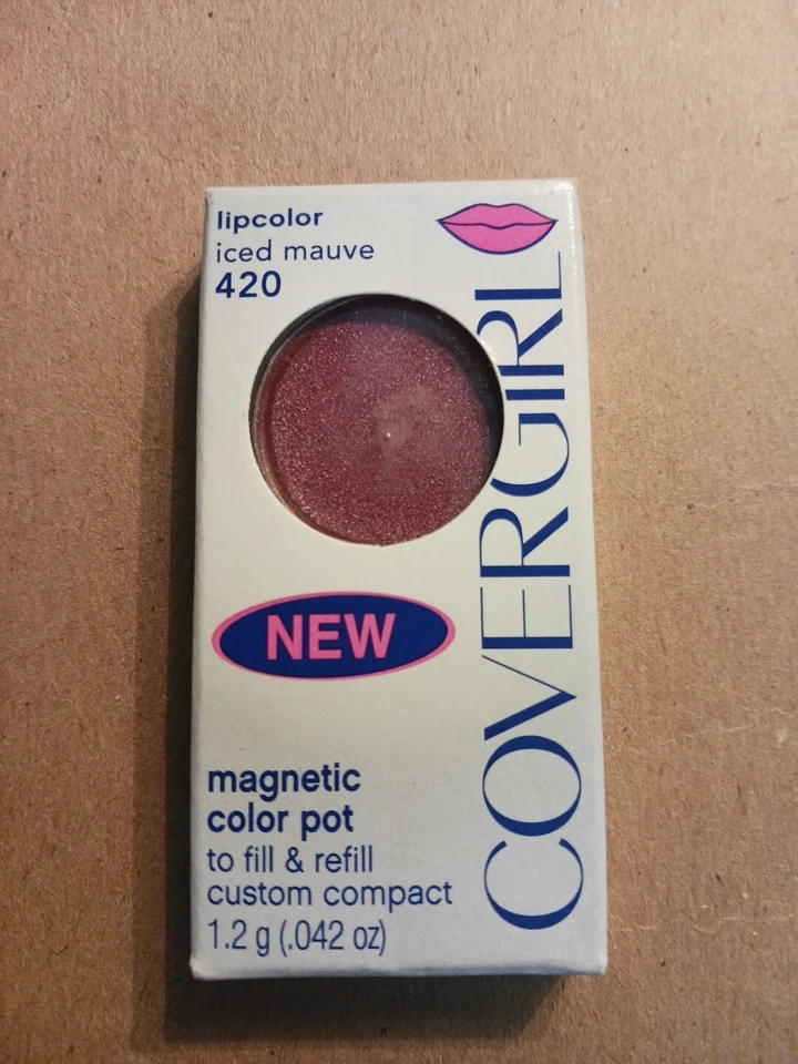 Covergirl Lipcolor #420 Iced Mauve Lip Color Magnetic Pot Cover Girl - Image 1 of 2
