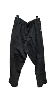 Landau XXL/ 2XL Solid Black Uniform Scrub Pants Elastic Waist - Picture 1 of 11