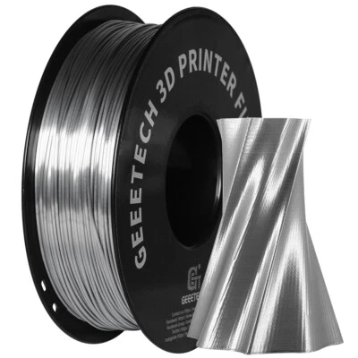 Geeetech Silver filament pla 1KG /rouleau 1.75mm brillant pla pour imprimante 3D
