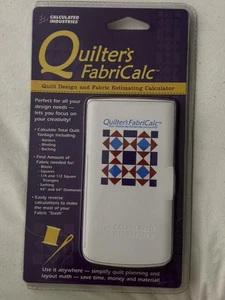 Calculated Industries QUILTER’S FABRICALC 8400 diseño de edredón y estimador de tela - Imagen 1 de 3