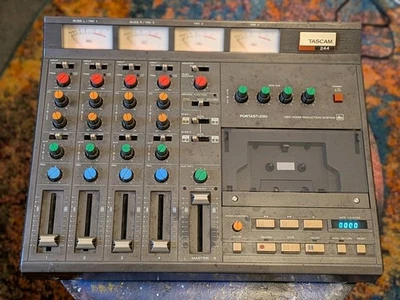 Tascam 244 Four Track Cassette Recorder 414 424 388 - Image 1 of 4