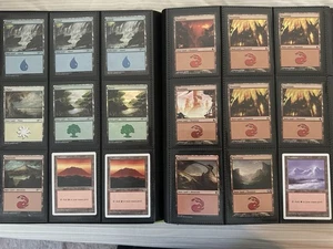 MTG Lot • 147 Cards • Ultra Pro Binder • P3K Plains x6 Standard Showdown Basics - Picture 1 of 19