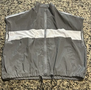 Nova Sport Mujer Reflectante Plata Gris Blanco Recortado Luz Talla M - Imagen 1 de 7
