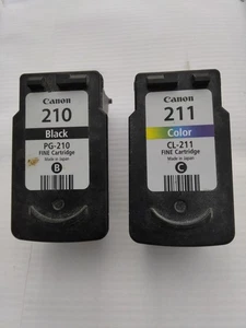 Cartouches d'encre vides Canon PG 210 et CL 211 - Photo 1/5