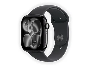 Apple Watch Series 11 GPS, Cassa 46 mm-Jet Black- Cinturino Sport- Garanzia IT - Imagen 1 de 3