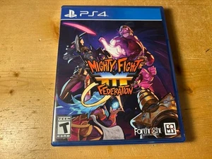 Mighty Fight Federation for PlayStation 4 PS4 by Limited Run Games Tested S/Free - Picture 1 of 5