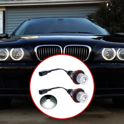 1 Pair Angel Eye Lights 7000K Xenon Lights Only for BMW with Xenon Headlights - Image 1 of 4