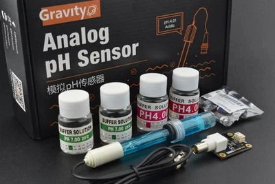 DFRobot Gravity - Analoger pH-Sensor/Meter Kit V2, 3.3~5.5V Spannungseingang - Bild 1 von 4