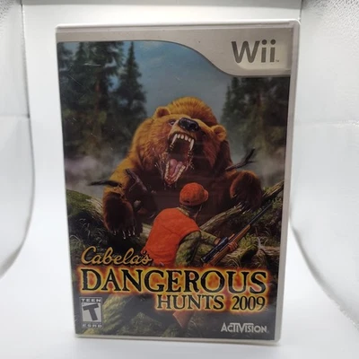 Cabela's Dangerous Hunts 2009 (Nintendo Wii, 2008) Tested  Fully Functional  - Image 1 of 3