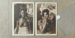 RISQUE NUDO ETNICO AFRICA ERITREA CHEREN-LOTTO 2 CARTOLINE-D11-176 - Picture 1 of 1
