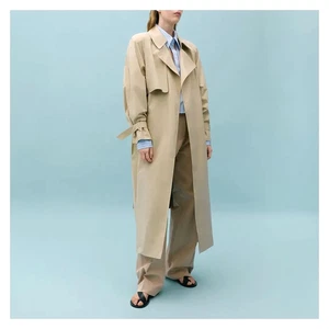 Gabardina Victoria Beckham X Mango Beige Relajada Talla L Nueva con Etiquetas Precio de venta sugerido por el fabricante 300 GBP - Imagen 1 de 13