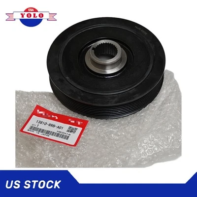 For Honda Acura 06-11 Civic 02-06 RSX 13810-RRB-A01 Crankshaft Pulley - Imagem 1 de 4