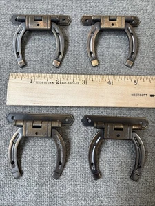 4 Stanley rustikale Hufeisen Schubladengriffe Schrank/Schubwaren 2,5” x 2,25” - Bild 1 von 11