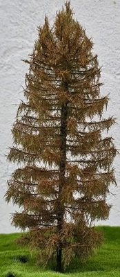 🍀🍀2 x Modellbaum H0 Freon-Lärche  18-20 cm Höhe..Handarbeit. - Bild 1 von 4