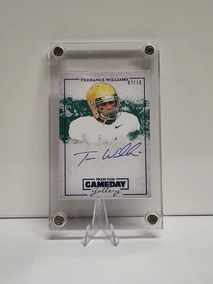 Press Pass Gameday Gallery Terrance Williams GG-TW 2013 tinta azul automático/10 Baylor Foto 1 de 2