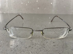 Monturas de gafas Ray-Ban media montura SOLO RB 6062 2502 49-19-140 Italia plateadas - Imagen 1 de 12